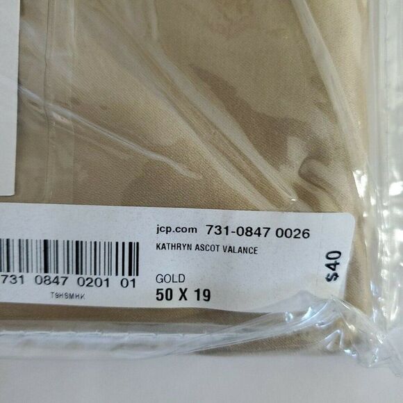 Liz Claiborne Ascot Valance curtain  Gold Jewels - Picture 5 of 5